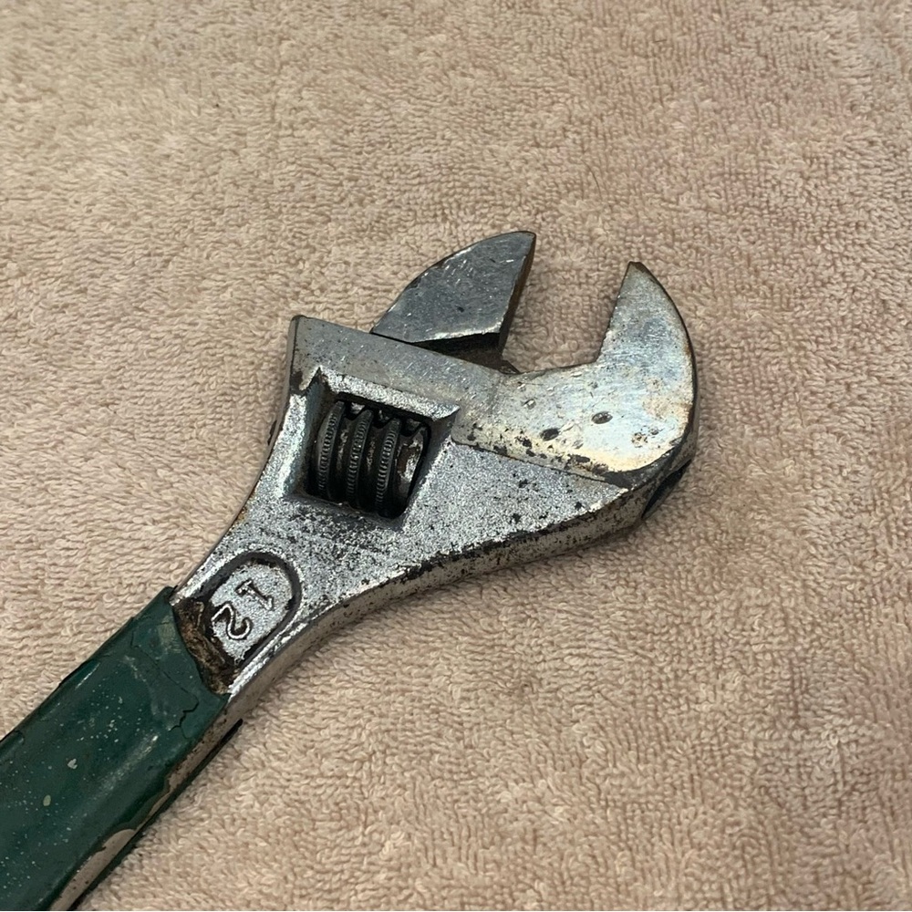 Vintage Kraeuter 12” Adjustable Crescent Wrench Hand Tool Made In USA - Picture 10 of 16